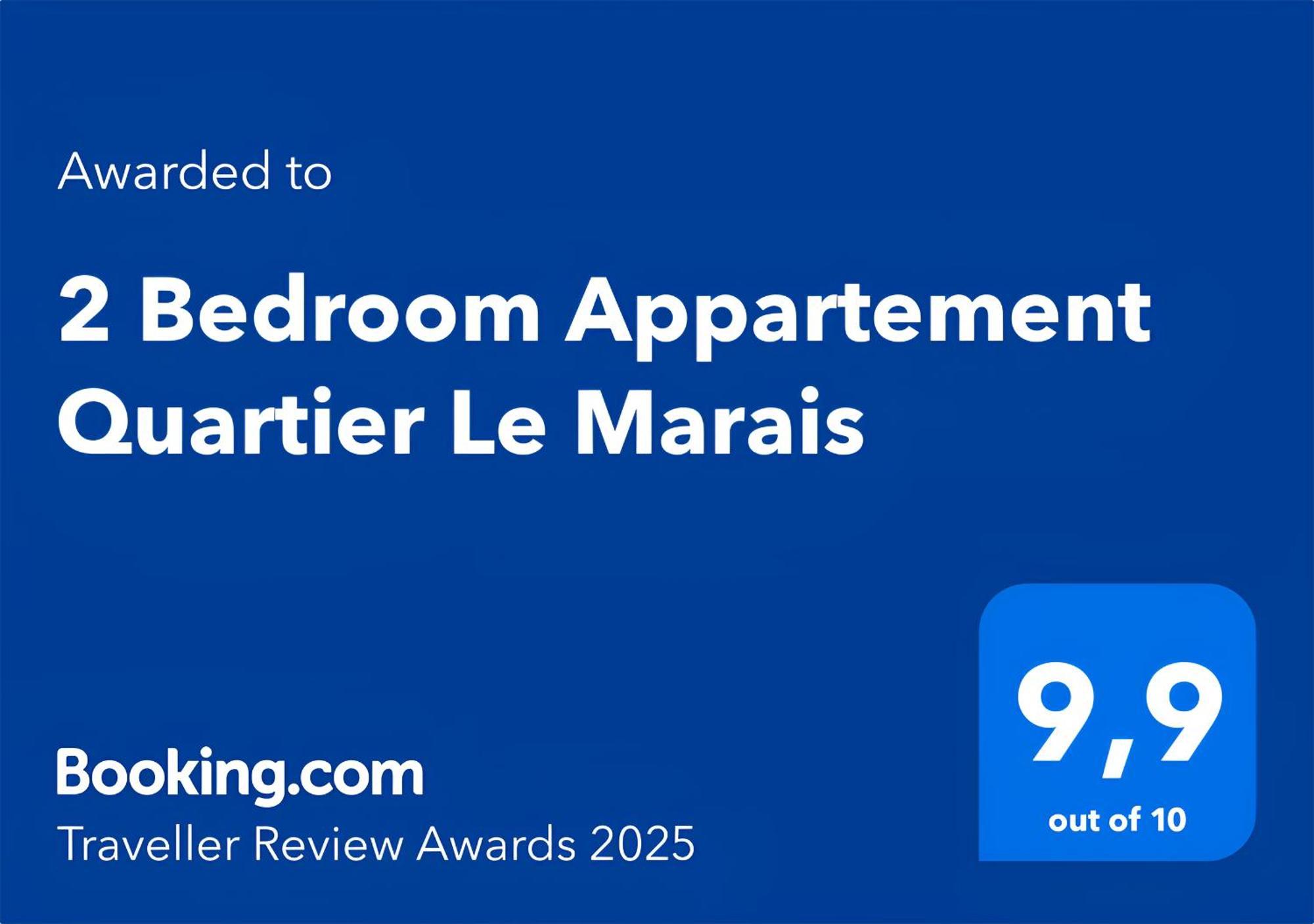 2 Bedroom Appartement Quartier Le Marais Free Netflix Paris Exterior foto