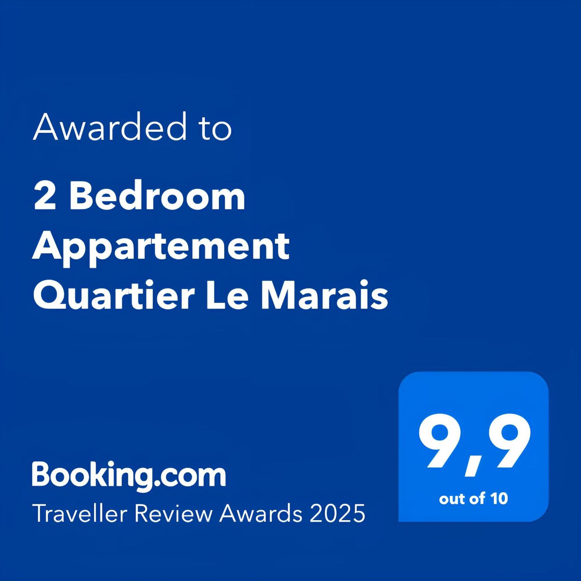 2 Bedroom Appartement Quartier Le Marais Free Netflix Paris Exterior foto